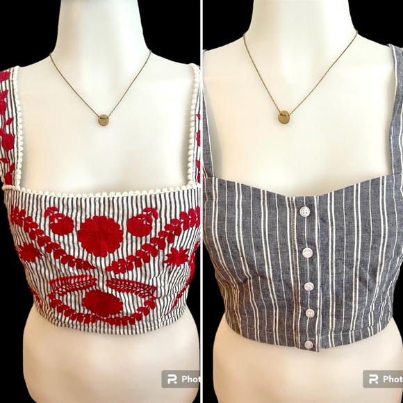 Forever 21 Women’s SZ M Top Bundle of 2 - Picture 1 of 16